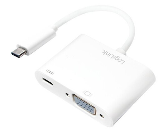LogiLink USB-C auf VGA Ladeadapter F-FEEDS