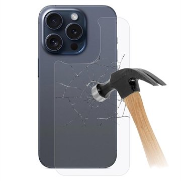 MTP Products iPhone 15 Pro Max Herdet Glass Beskyttelse av Bakdekslet 9H Klar