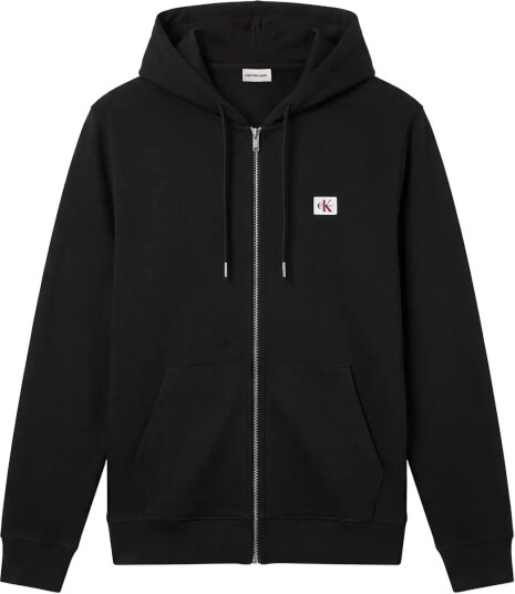 Calvin Klein Jeans Ls Eu 350Terry Badge Fz Hoodie Black XXL