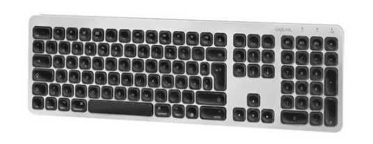 LogiLink Tastatur Bluetooth Multi-Device,max.3 Geräte koppel