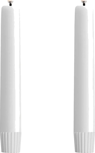 UYUNI Lighting Taper Led Candle White H16.4CM
