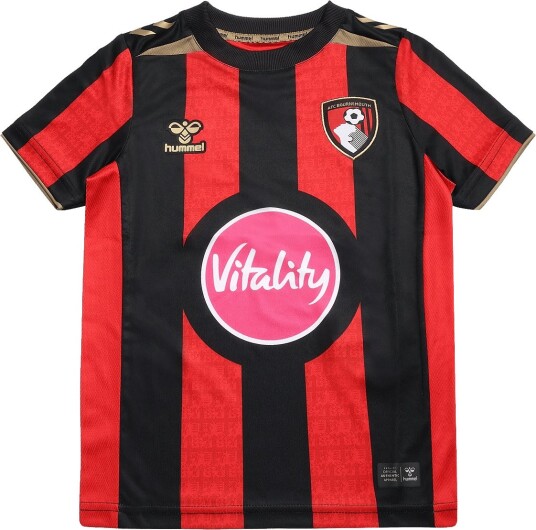 Hummel Afc Bournemouth 26/27 Home Jersey S/S Kids TRUE RED/BLACK 128