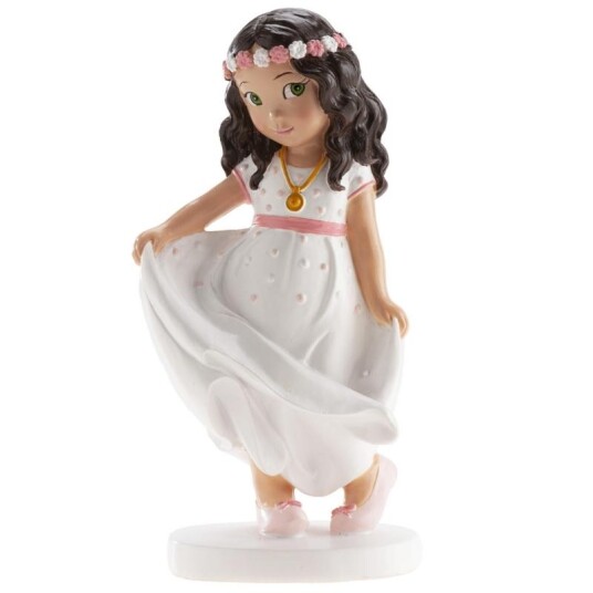 Kaketopp Jente Som Danser 16cm 