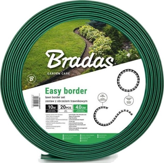 Plenkant Bradas 40 mm x 10 m grønn