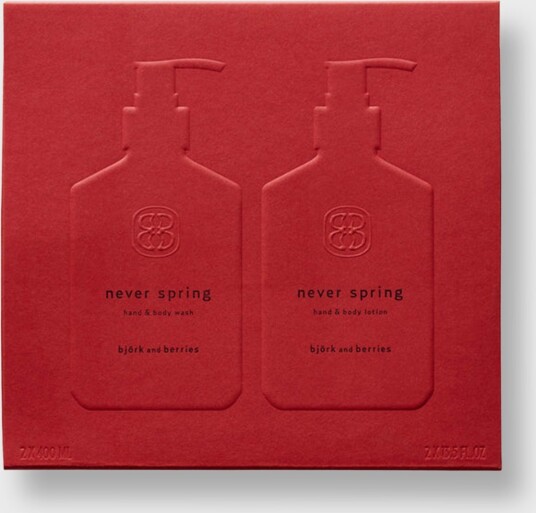 Never Spring Wash & Lotion Gift Box Never Spring Wash & Lotion Gift Box