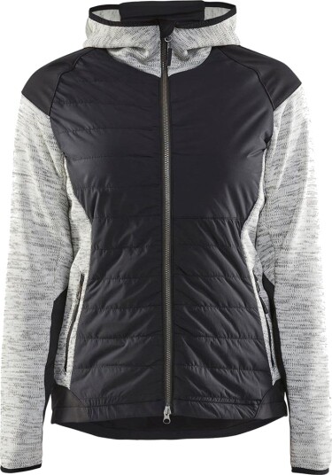Blåkläder 593121179099XXL Hybridjakke dame, gråmelert/svart Str. XXL, Klær