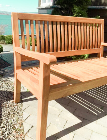 Hagebenk "Havana" i teak 120 cm Hagebenk "Havana" i teak 120 cm