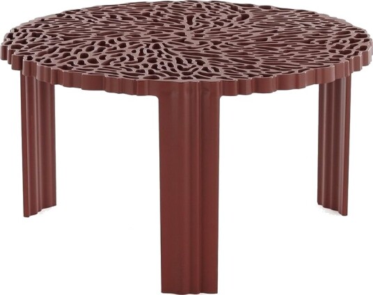 Kartell T TABLE Sidebord Liten Burgunder