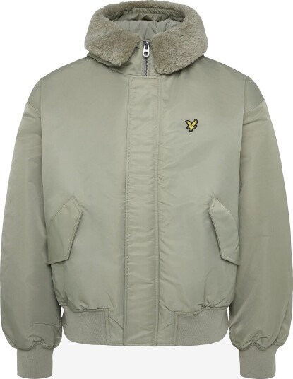 Lyle & Scott Hooded Flight Jacket KHAKI SMOKE M