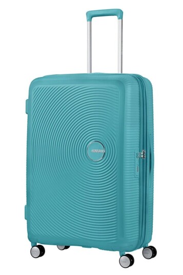 American Tourister Soundbox Ekspanderende Stor Koffert 77 cm Turquoise Tonic