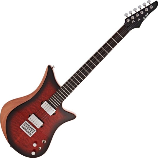 G4M 255 Deluxe Elektrisk Gitar Tiger Burst