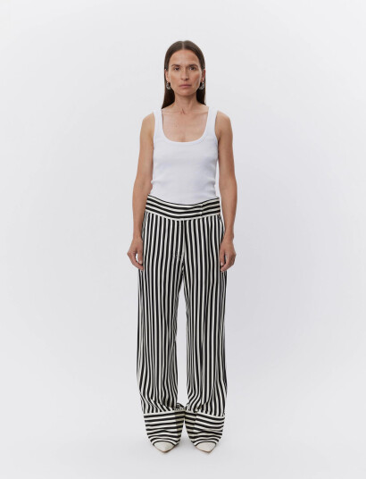 Day Birger et Mikkelsen Gabin - Striped Viscose - Black - 34