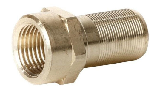 Henco straight nipple female brass 26mmx3/4