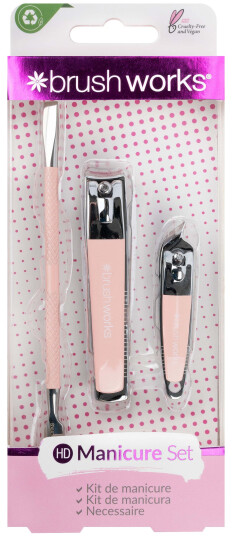 Brushworks Manicure Set 3pcs