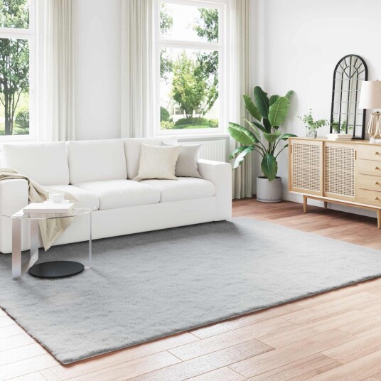Kunstpels Kanin Teppe Olite Grå 200 x 280 cm Polyester