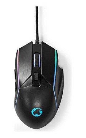 Nedis Gamingmus Optisk 7200dpi 6 knapper Svart