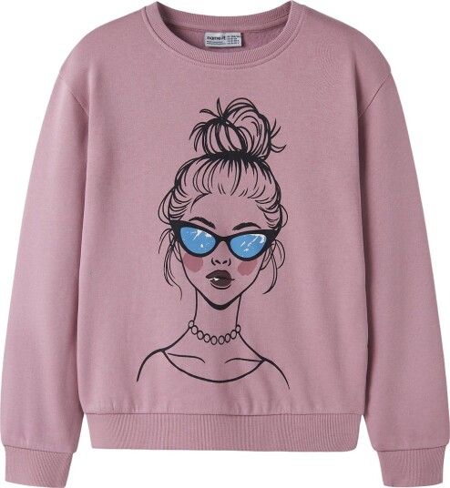 Name It Collegegenser NkfVasacha Lilas/Jente Name It 6 år (116) Collegegenser Rosa
