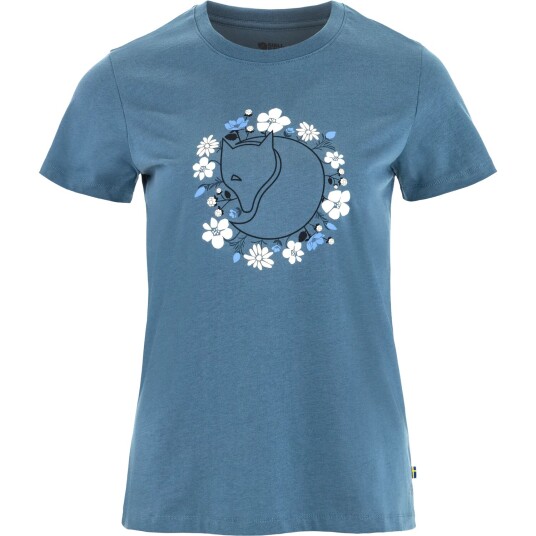 Fjellreven Fjällblomster Fox T shirt W Dawn Blue XL