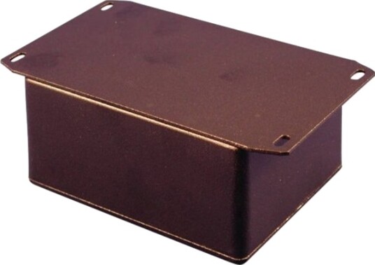 Hammond Electronics 1590BX2FBK 254 × 70 × 34,5 mm Aluminium Svart RAL 9005 Kabinett