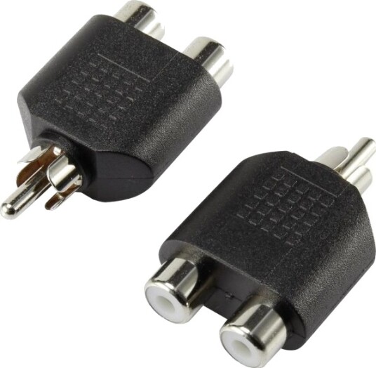 Speaka Professional Sp 7870160 Sort 3.5 Mm 2 X 3.5Mm Hankjønn Hunkjønn