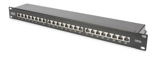 Digitus Patchpanel Sort Cat6a 1u Digitus Patchpanel Sort Cat6a 1u