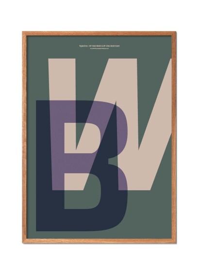 Poster & Frame Ilwt-Wb - Multi/patterned - 70X100CM
