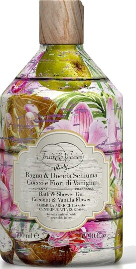Rudy Profumi Fruit & Juice Bath & Shower Cream - 6 dufter, Coconut & Vanilla Flower