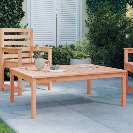 vidaXL Hagebord 121x82,5x45 cm heltre douglasgran