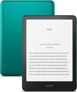 Amazon Kindle Paperwhite Signature Edition 7" 32GB Berøringsskjerm Metallic Jade Amazon Kindle Paperwhite Signature Edition 7" 32GB Berøringsskjerm Metallic Jade