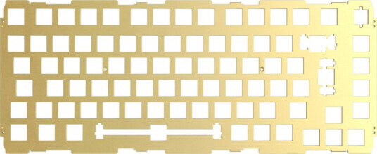 Glorious GMMK PRO 75% Tastatur Bryterplate i Gull for Gaming