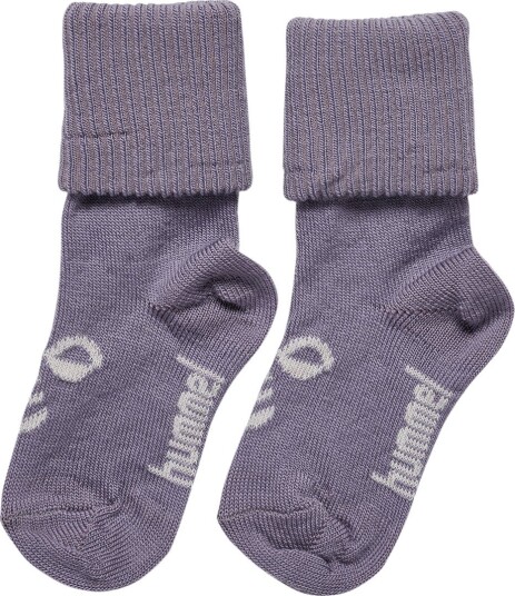 Hummel Sokker   Ull   HmlMini   Grå Ridge   Hummel   21/23   Sokker   Lilla