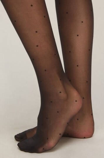 Hunkemöller Tights 15 Denier Dots Svart