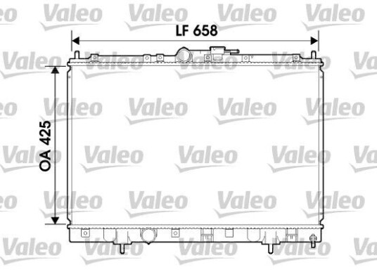 Radiator VALEO 734198