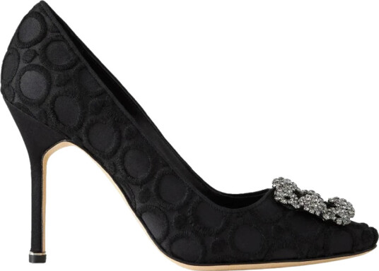 Manolo Blahnik Dame Sko Svart 37 EU,