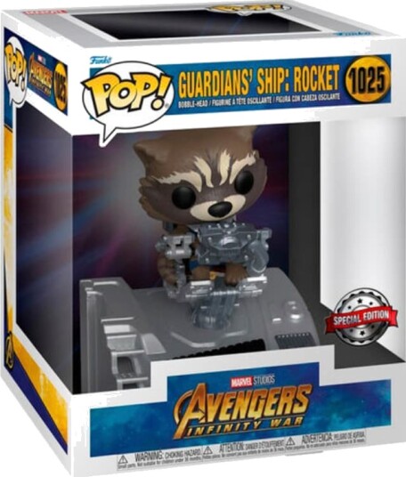Funko Pop! Deluxe Exclusive Guardians" Ship Rocket figur