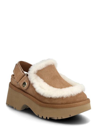 UGG W New Heights Esmee Clog - Beige - 35 UGG W New Heights Esmee Clog - Beige - 35
