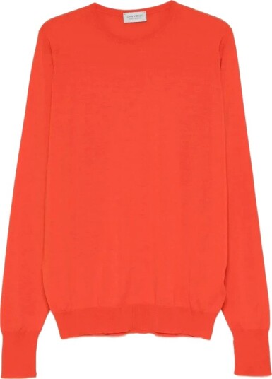 John Smedley Herre Strikkevarer Oransje L,