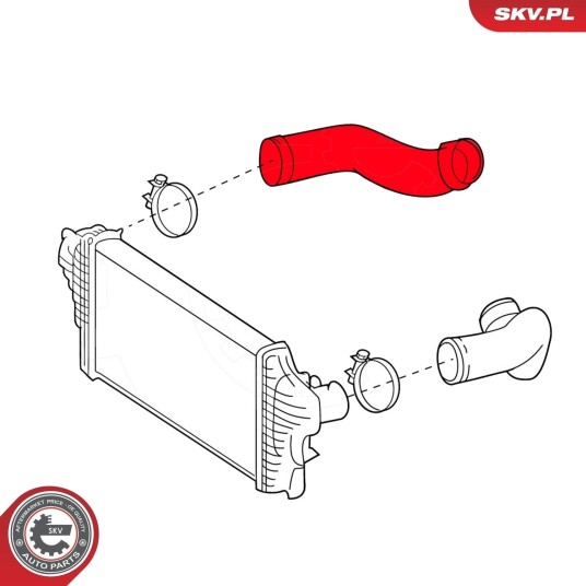 ESEN SKV 24SKV125 Ladeluftslange