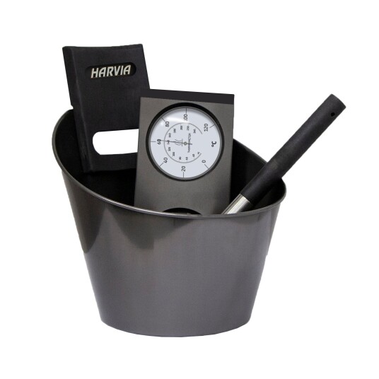 Sunwind Gavesett Badstue Black Stainless Steel 675473