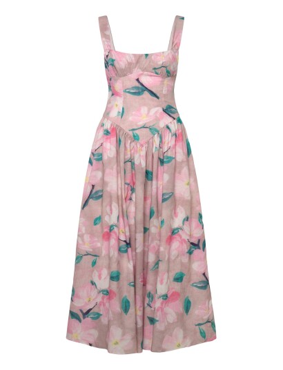 Bardot Cartia Printed Midi Dress   Multi/patterned   40