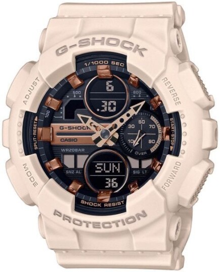 Casio Dameklokke GMA S140M 4AER G Shock Sort/Resinplast Ø45.9 mm Casio Dameklokke GMA S140M 4AER G Shock Sort/Resinplast Ø45.9 mm