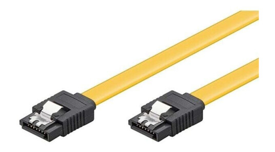Pro 0.7m SATA-kabel Gul Hankjønn-Hankjønn Pro 0.7m SATA-kabel Gul Hankjønn-Hankjønn