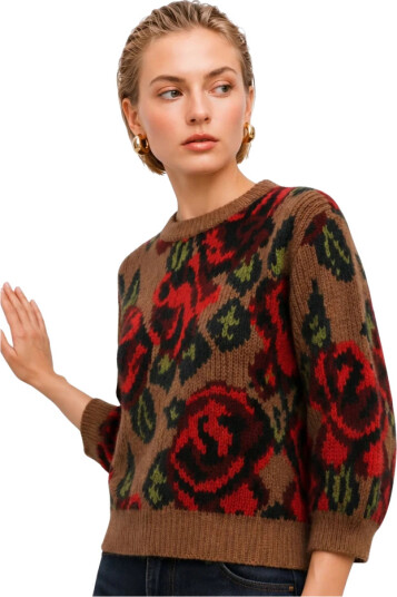 Kocca Dame Strikkevarer Brun L, Kocca Dame Strikkevarer Brun L,