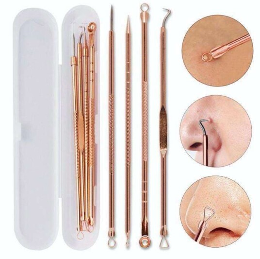 4-pack Blackhead klippere fjerner enkelt hudormer
