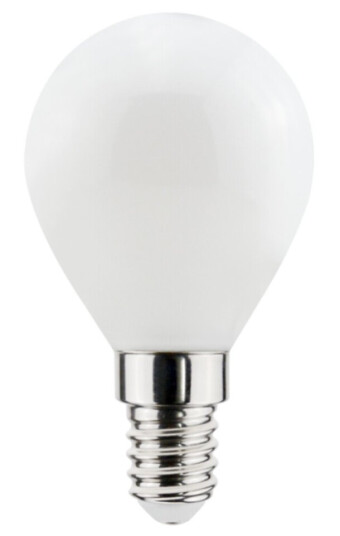 Oiva LED-pære Dimbar E14 Filament Opal Krone 4,2W/830 470lm