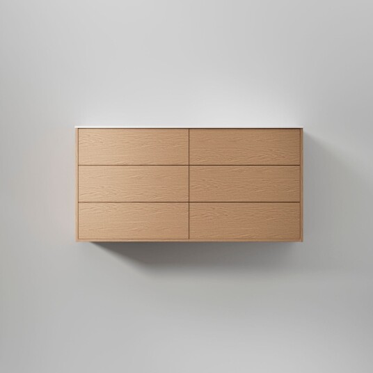 INR Iconic Nordic Rooms Terra Servantskap Natural oak / 140cm Dobbel Solid