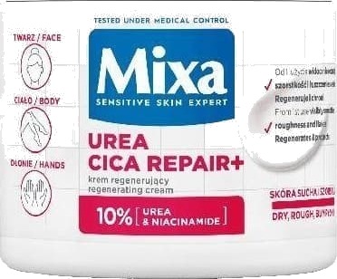 Mixa MIXA_Urea Cica Repair+ regenererende krem for ansikt og kropp 400ml