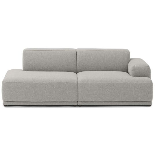 Muuto Connect Soft Modulær 2 seter Sofa Med Åpen Venstre Side Clay 12