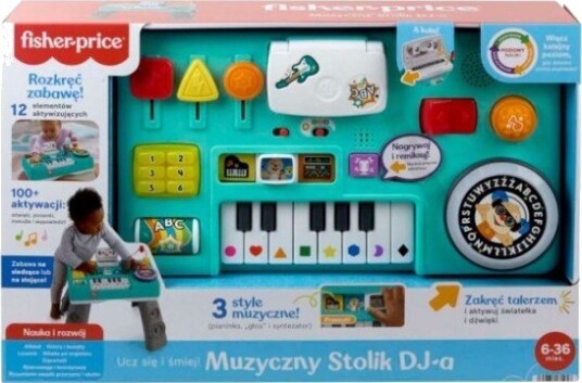 Fisher Price Hrb65 Musikalsk Dj-Bord