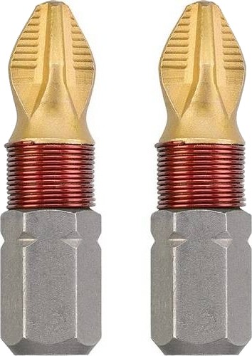 Kwb 124001, 2 Stykker, Philips, Ph 1, Rustfritt Stål, 25 Mm, 25,4 / 4 Mm (1 / 4")